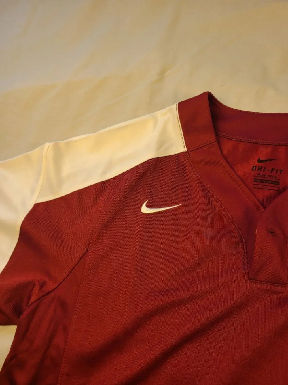 Nike Shirt Men's L Red & White